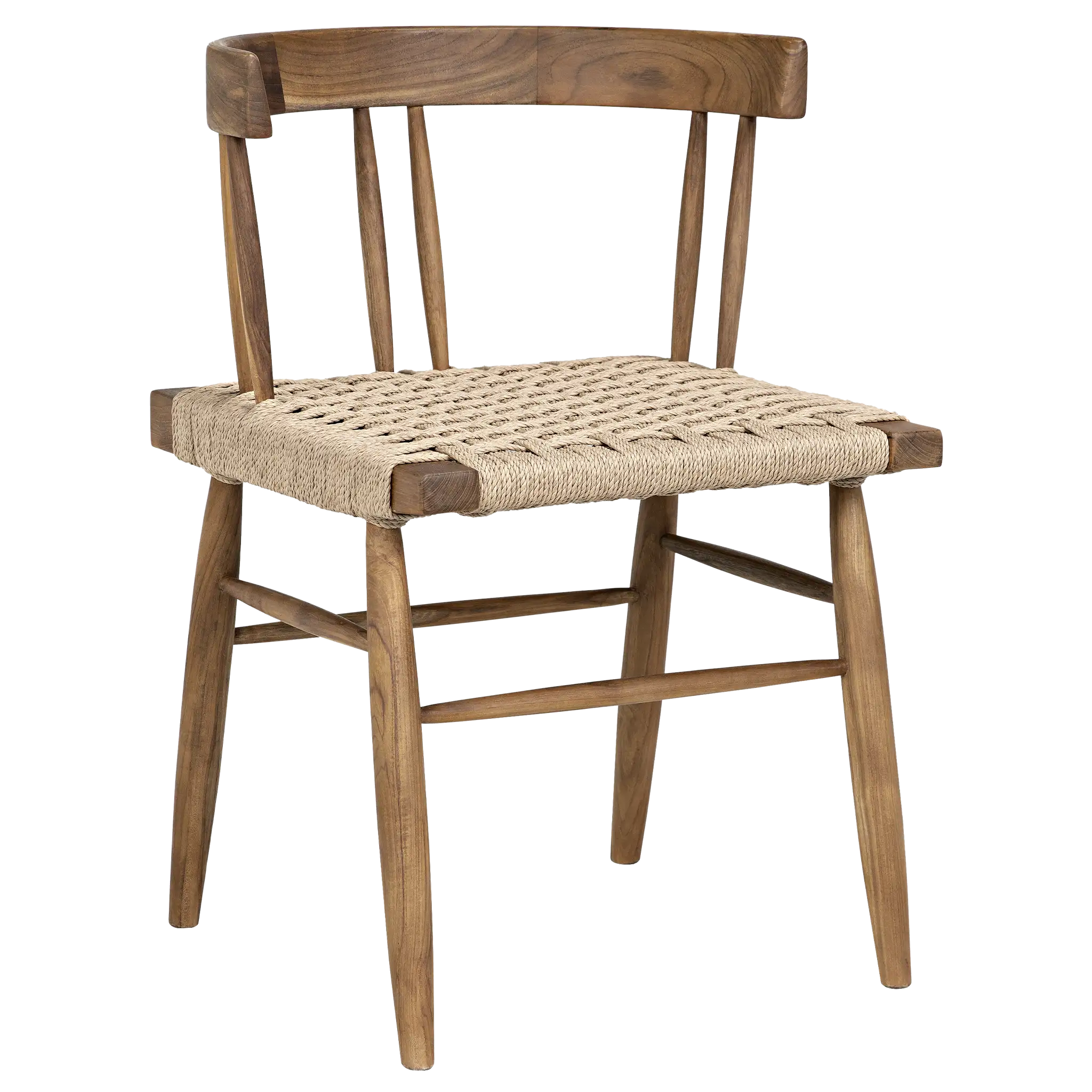 Knox Chair in Clear Coat Flat — Noir Furniture