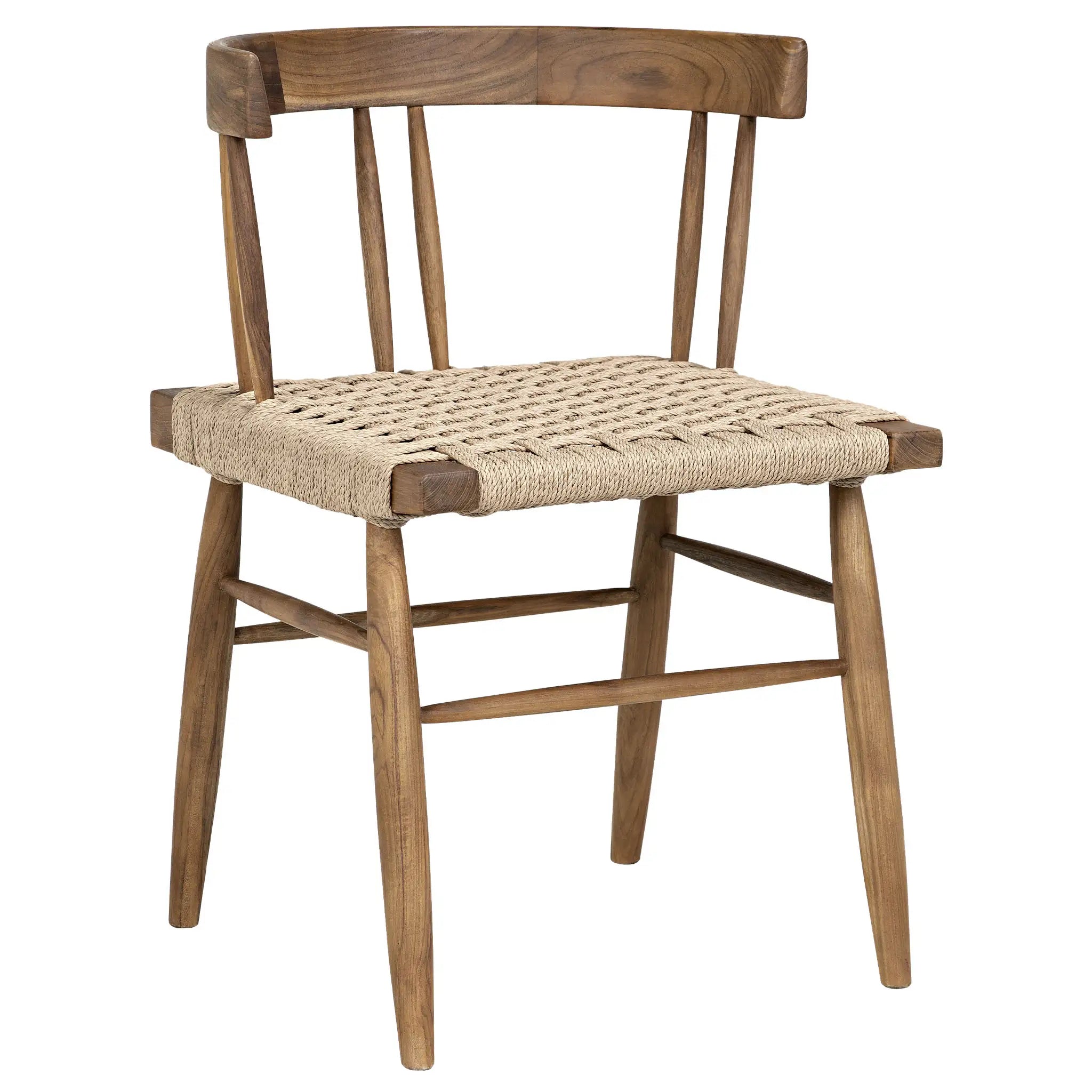 Knox Chair in Clear Coat Flat — Noir Furniture