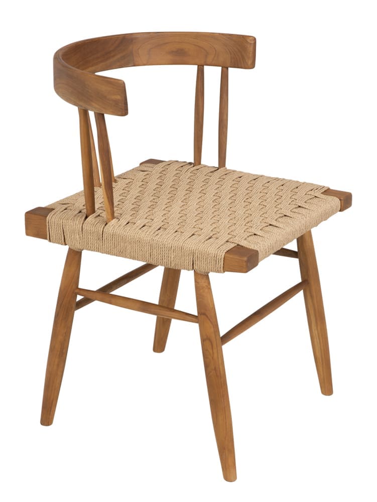 Knox Chair in Clear Coat Flat — Noir Furniture