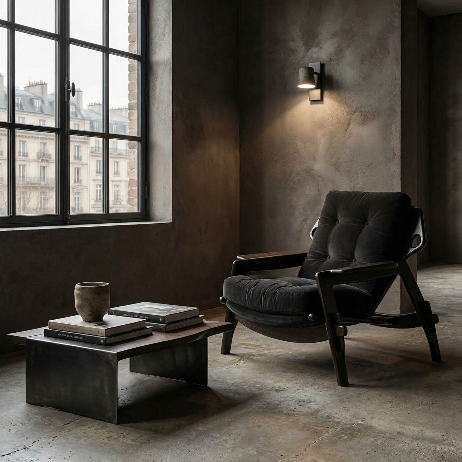 Pax Chair w/ Performance Velvet Upholstery