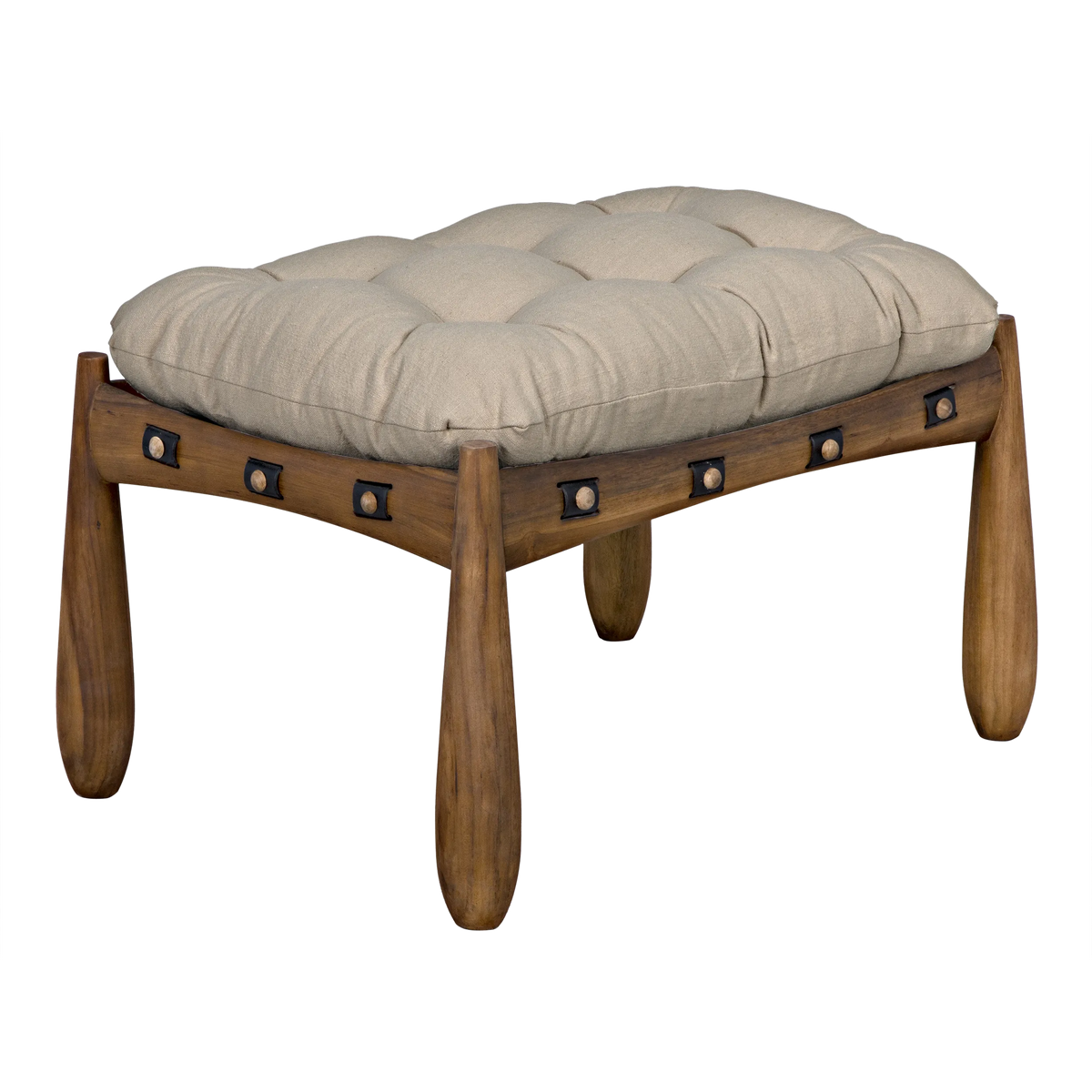 Dante Stool w/CFC Upholstery – Benches by Noir Furniture | Sutter & Vale
