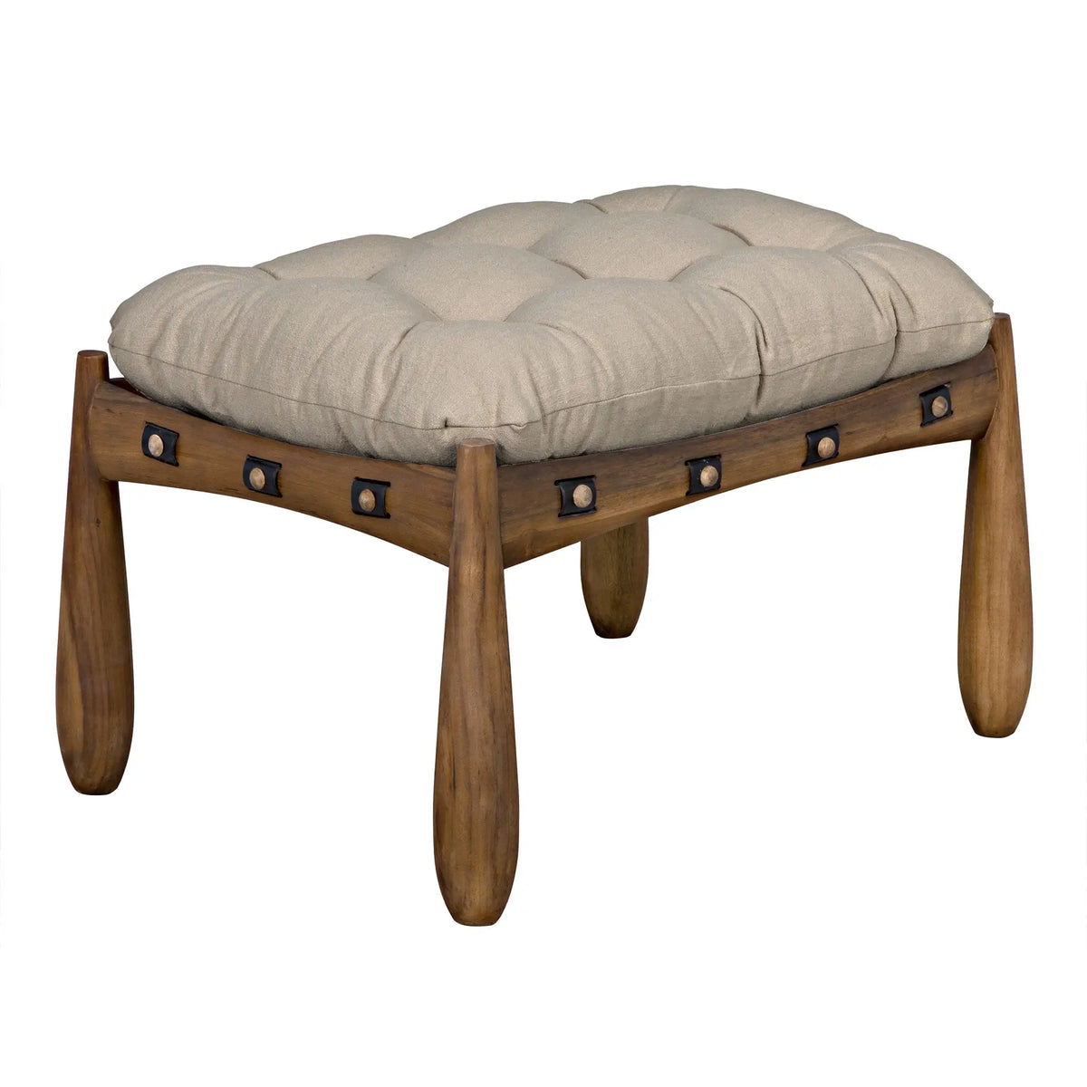 Dante Stool w/CFC Upholstery – Benches by Noir Furniture | Sutter & Vale