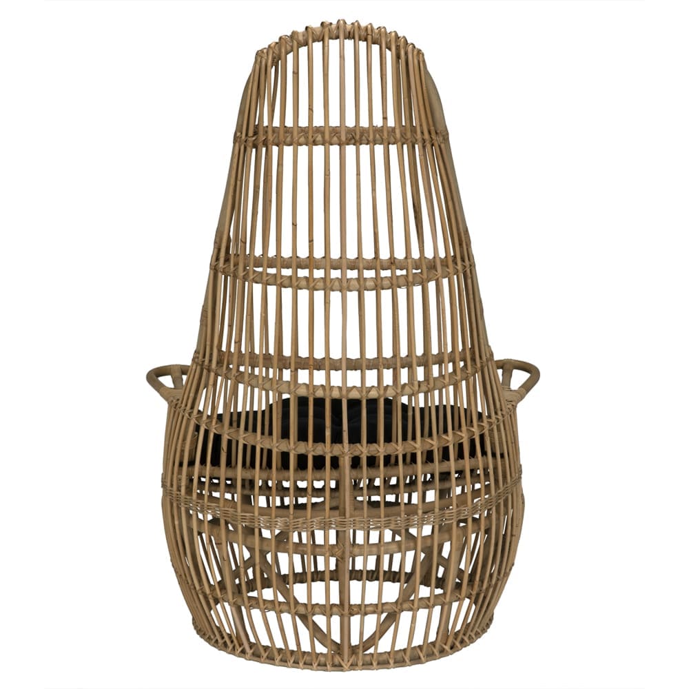 Clementine Chair in Clear Coat Flat — Noir Furniture