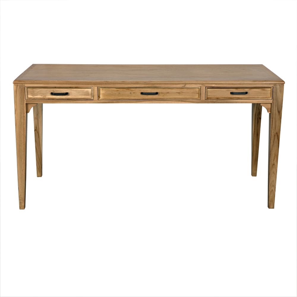 Ambrose Desk, Bleached Teak in 25 — Noir Furniture