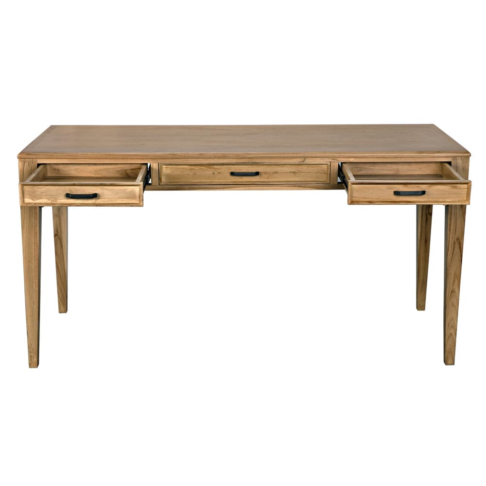 Ambrose Desk, Bleached Teak in 25 — Noir Furniture
