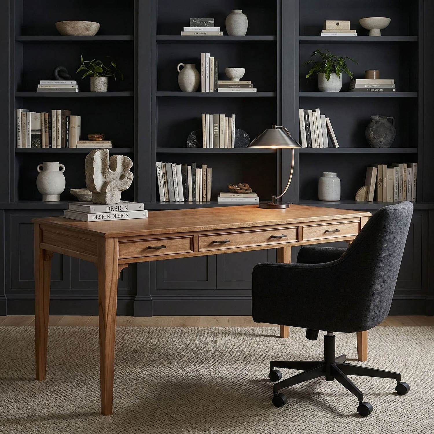 Ambrose Desk, Bleached Teak