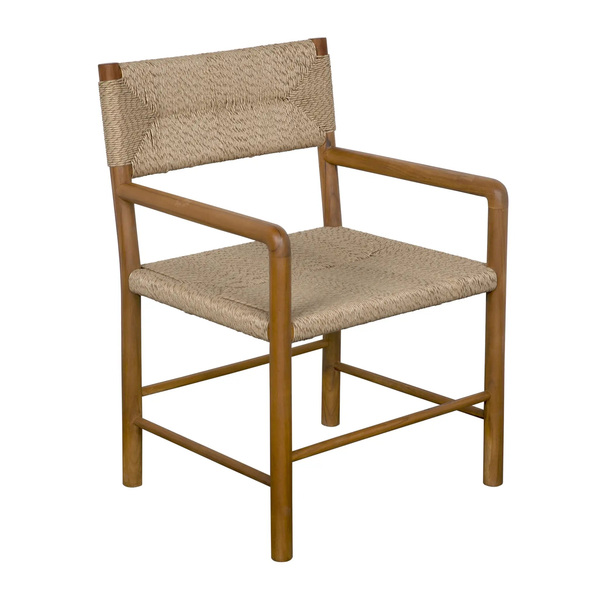 Franco Arm Chair, Teak w/Synthetic Woven
