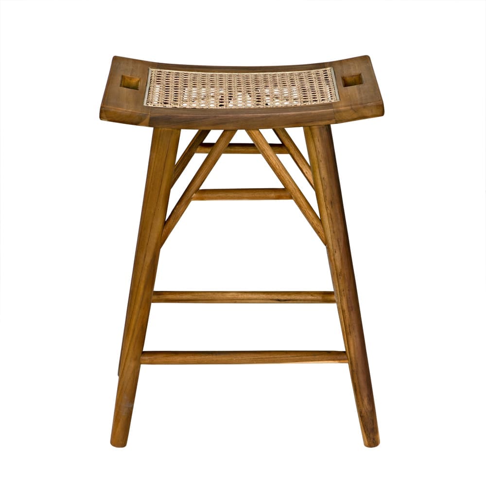 Murphy Counter Stool, Teak – Bar & Counter Stools by Noir Furniture | Sutter & Vale