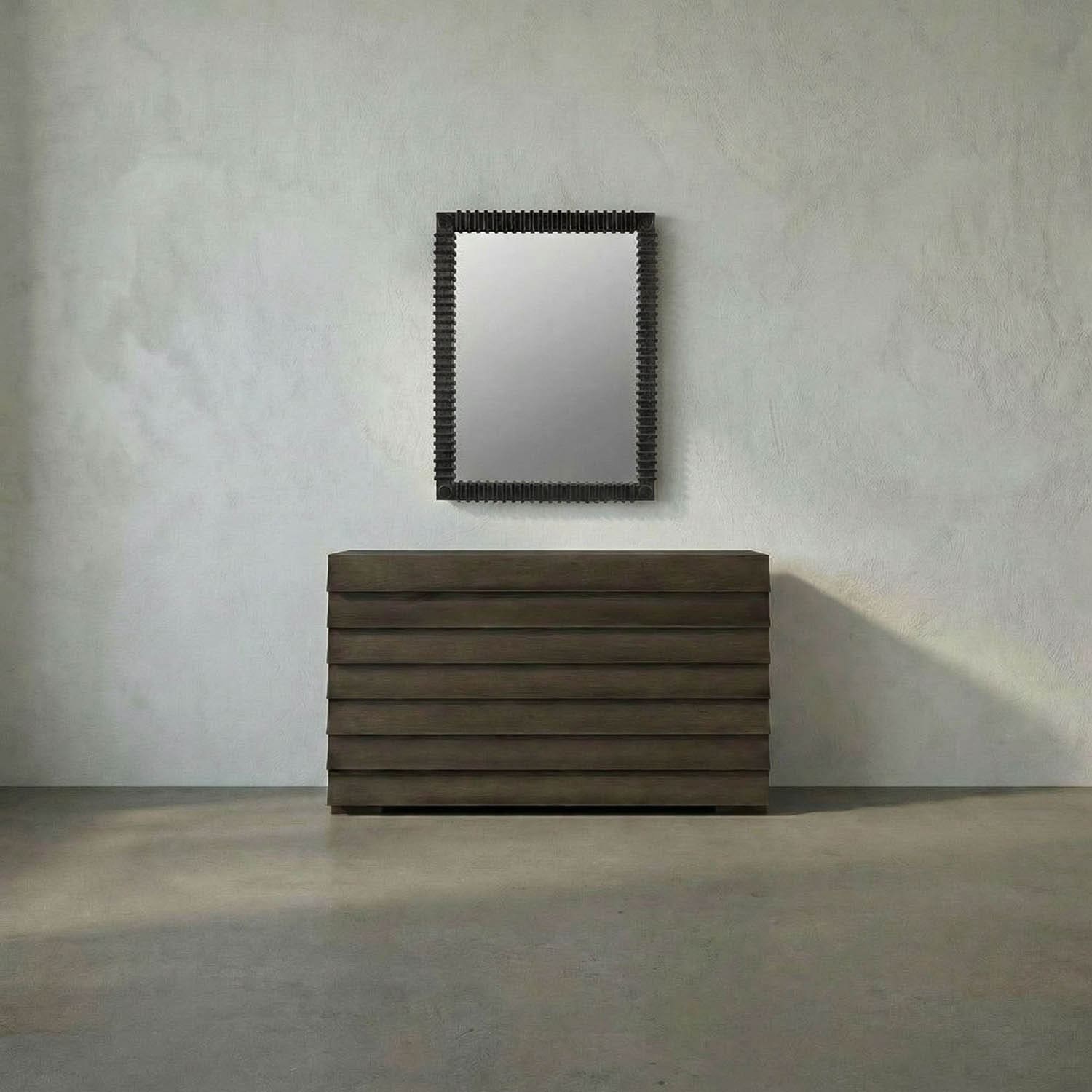 Rift Mirror, Charcoal Black