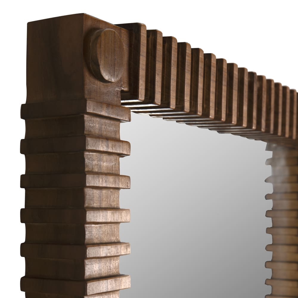 Rift Mirror, Teak by Noir Furniture | Sutter & Vale
