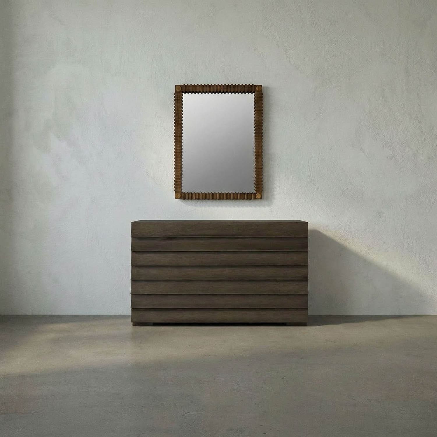 Rift Mirror, Teak
