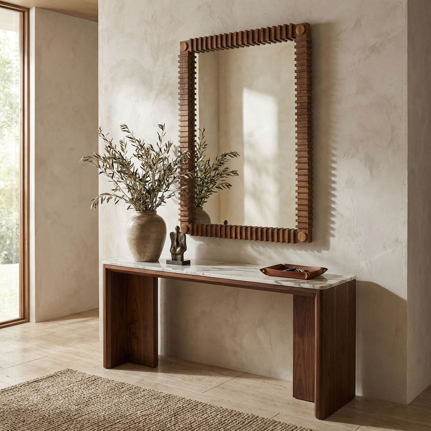 Rift Mirror, Teak