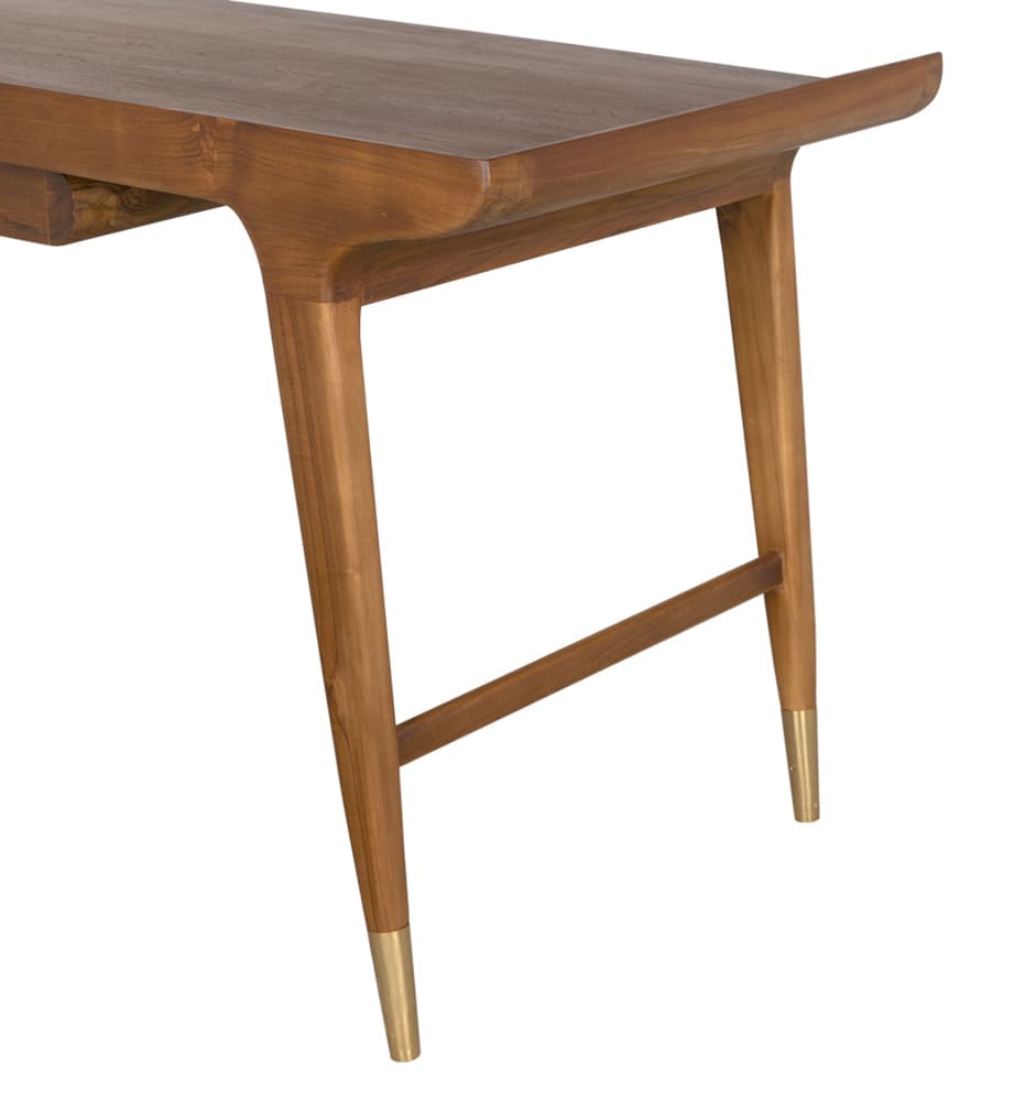 MANDRAKE DESK in Clear Coat Flat — Noir Furniture