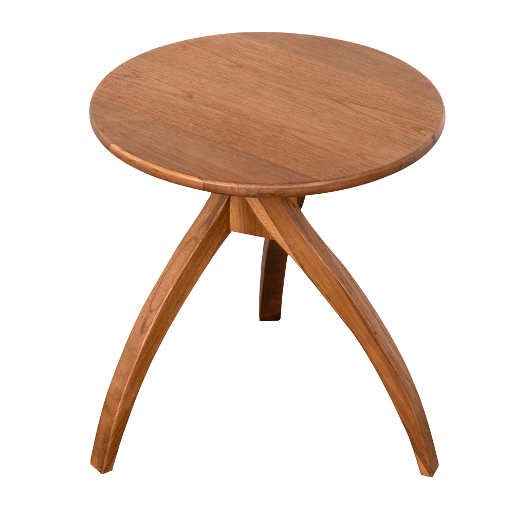 Vikram Side Table, small in Clear Coat Flat — Noir Furniture