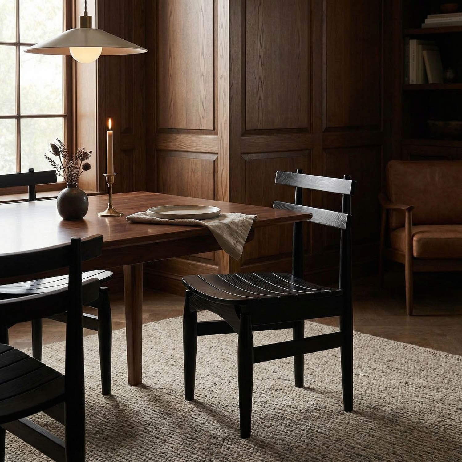 Azumi Chair, Charcoal Black