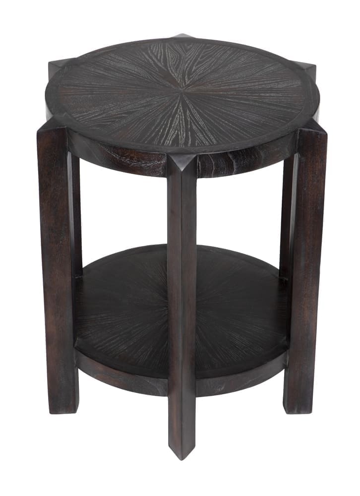 Yuhuda Small Side Table, Sombre Finish