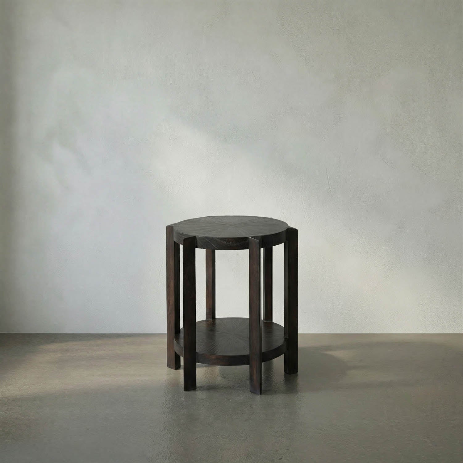 Yuhuda Small Side Table, Sombre Finish by Noir