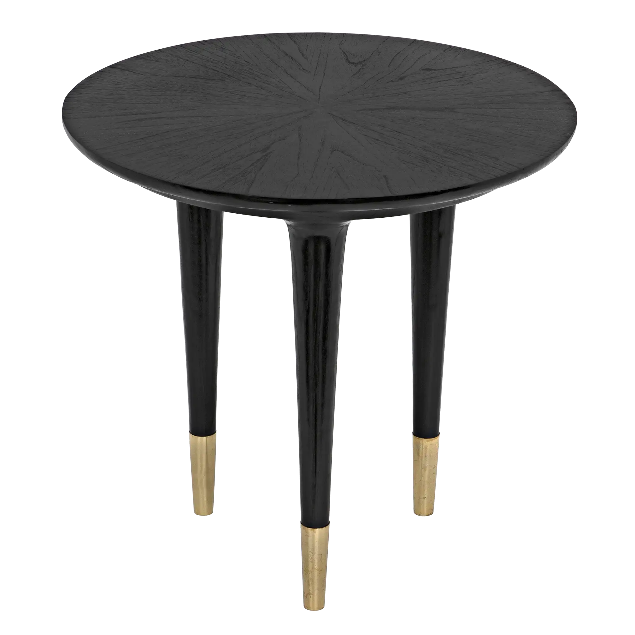 Maganini Side Table in Charcoal Black — Noir Furniture