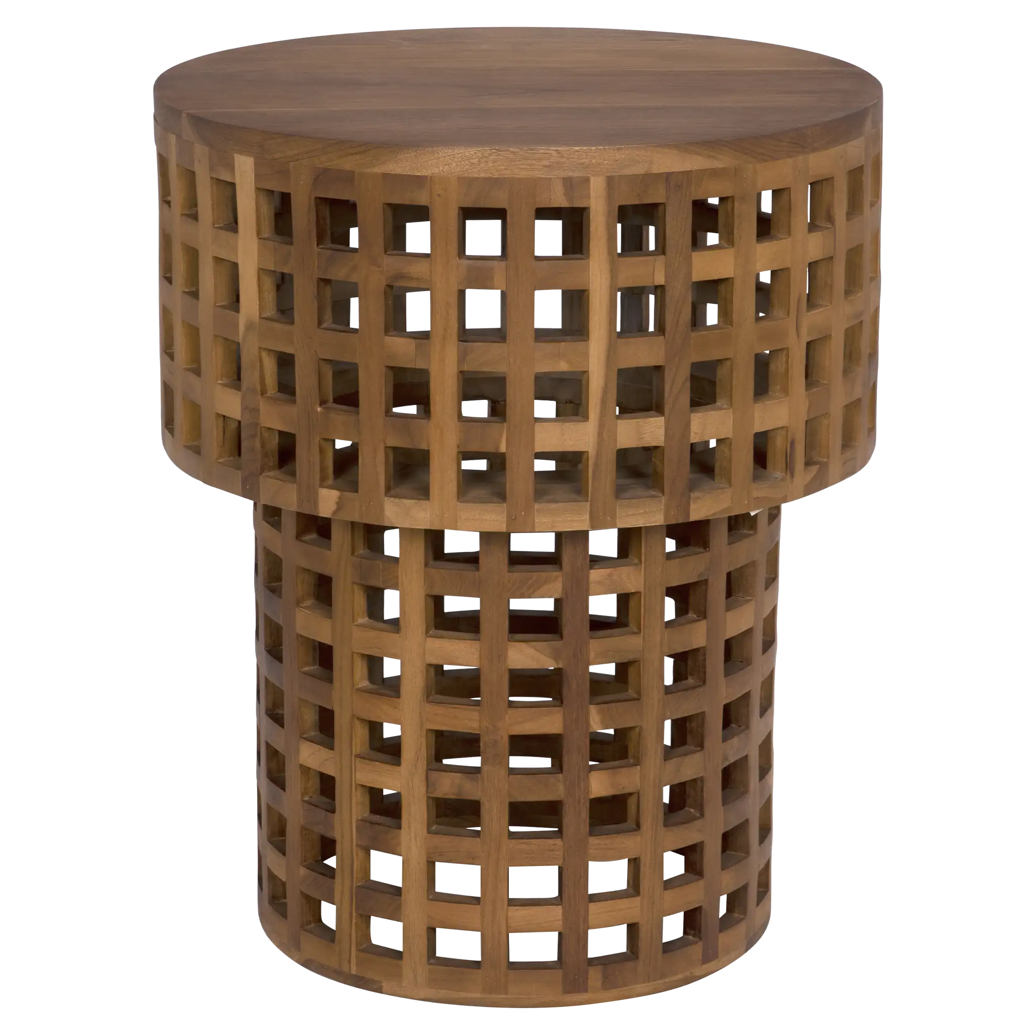 Flynn Side Table in Clear Coat Flat — Noir Furniture