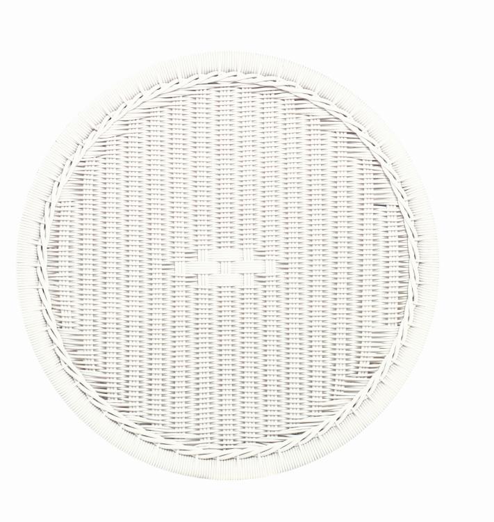 Mainland Wicker Side Table W/ Tempered Glass – Side Tables by Century Furniture | Sutter & Vale