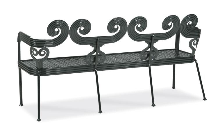 Augustine Metal Garden Bench – Benches by Century Furniture | Sutter & Vale