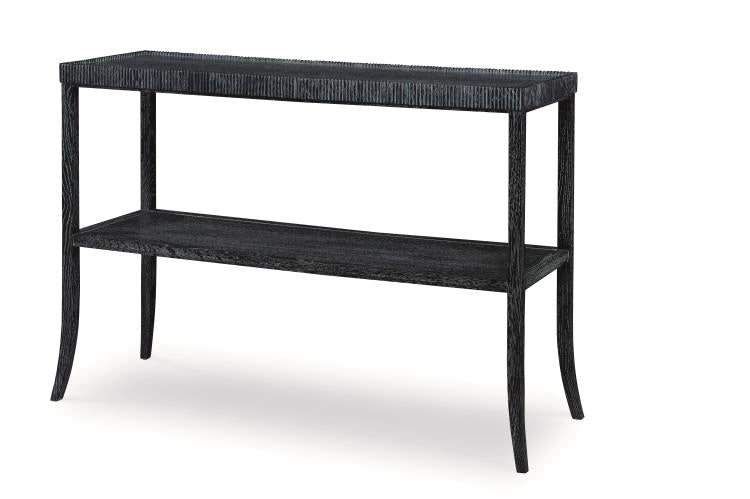 Emile Shelf Table - Black Cerused – Consoles by Century Furniture | Sutter & Vale