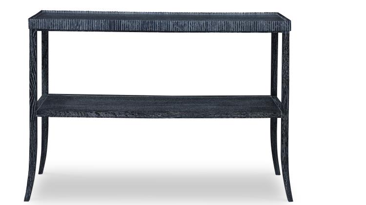 Emile Shelf Table - Black Cerused – Consoles by Century Furniture | Sutter & Vale