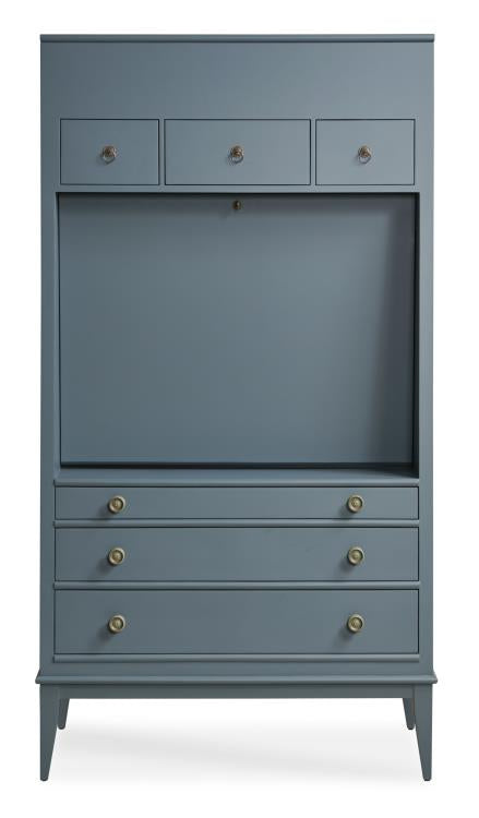 Hallings Secretary - Dusk Blue – Desks by Century Furniture | Sutter & Vale