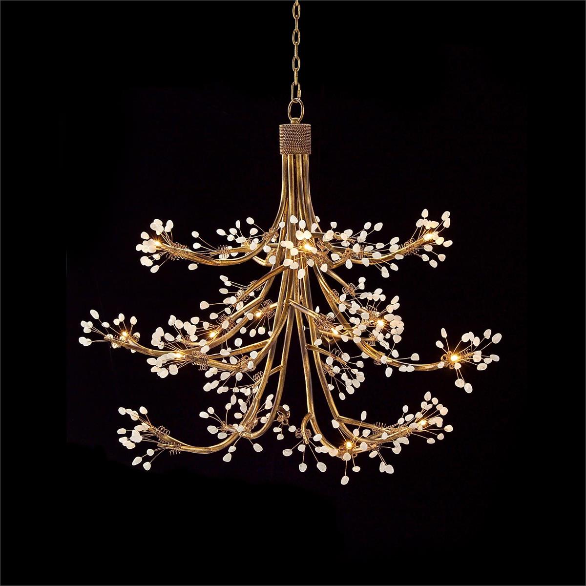 Sixteen-Light Halogen Chandelier – Ceiling Lighting by John Richard | Sutter & Vale
