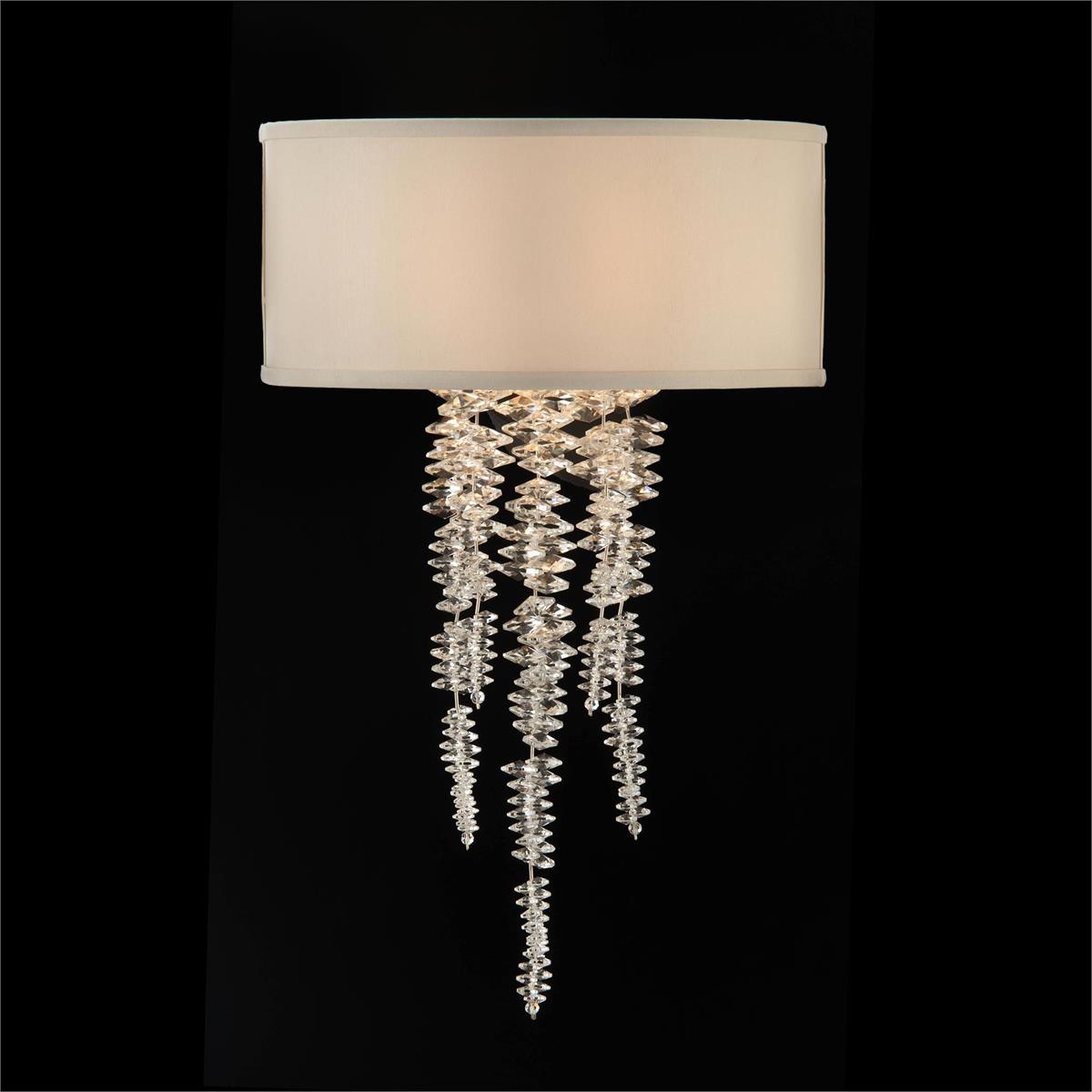 Cascading Crystal Waterfall One-Light Sconce – Ceiling Lighting by John Richard | Sutter & Vale