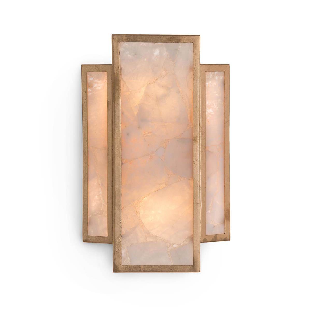 Calcite Panel Two-Light Wall Sconce by John Richard | Sutter & Vale