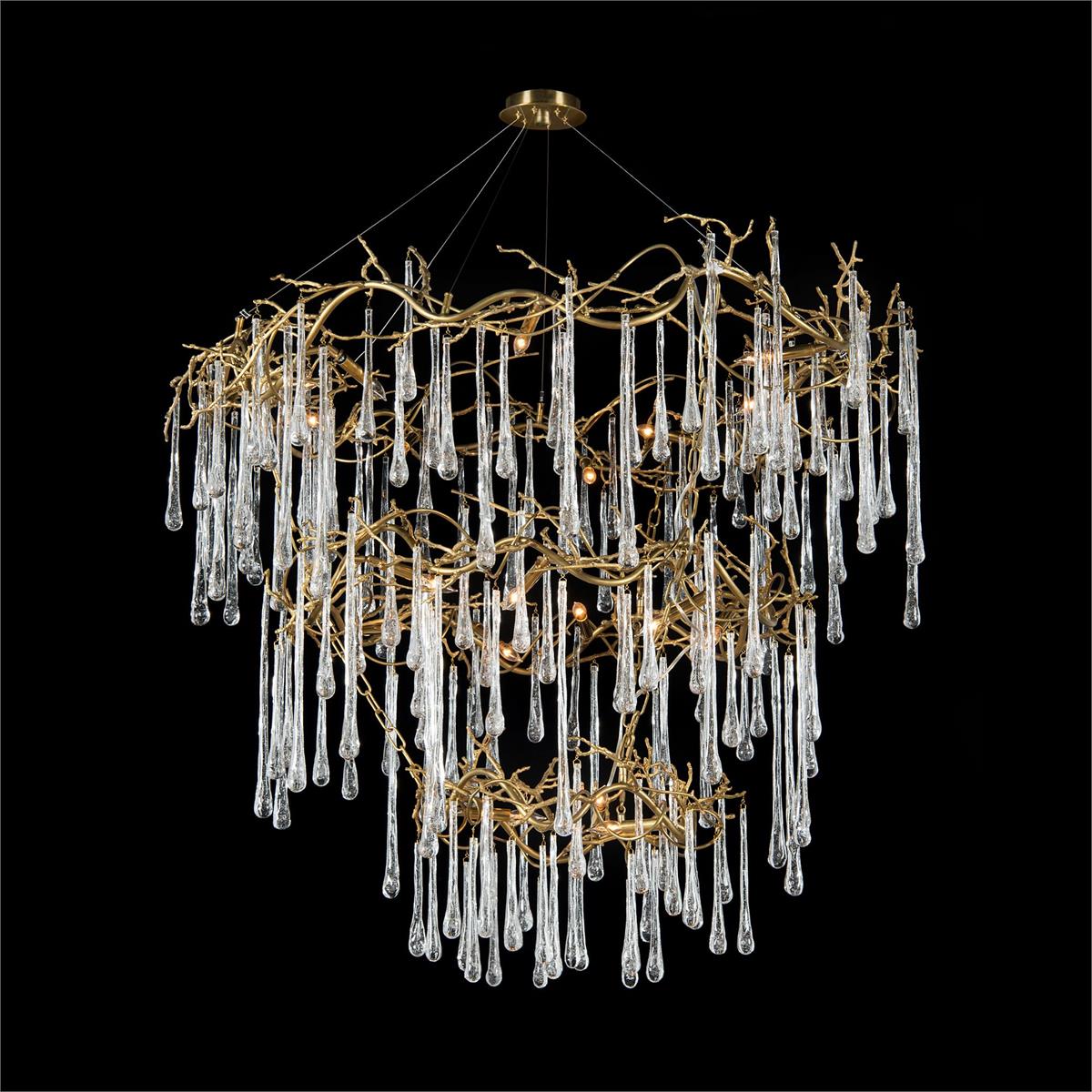 Branched Crystal Twenty-Light Chandelier by John Richard | Sutter & Vale