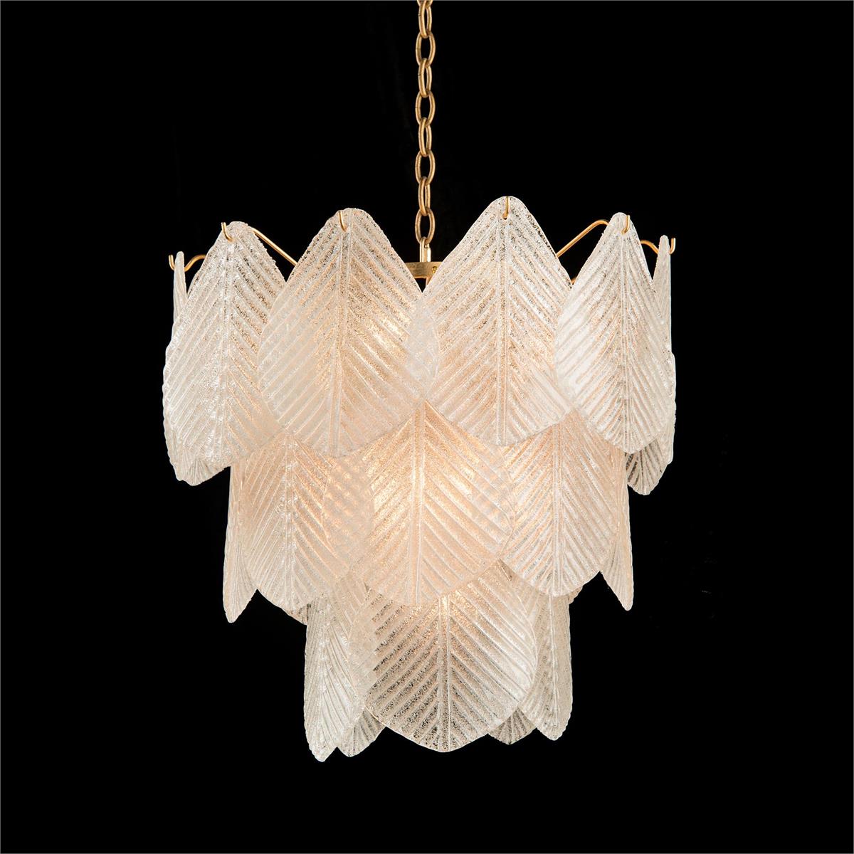 Frosted Glass Nine-Light Chandelier by John Richard | Sutter & Vale