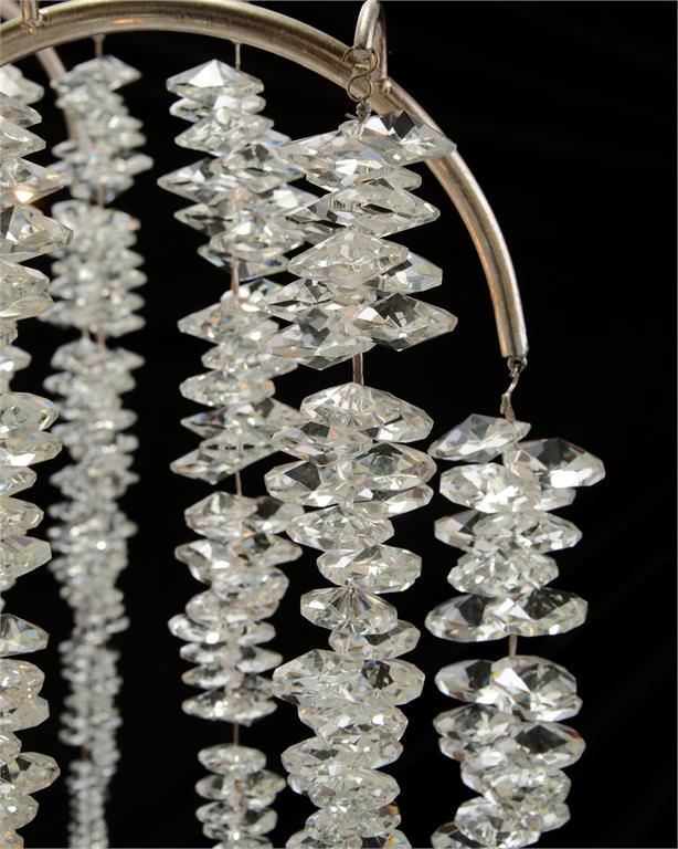 Cascading Crystal Six-Light Chandelier – Ceiling Lighting by John Richard | Sutter & Vale