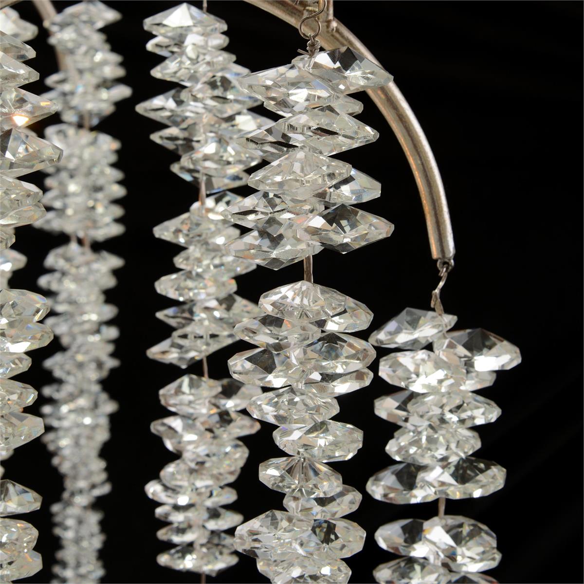 Cascading Crystal Six-Light Chandelier – Ceiling Lighting by John Richard | Sutter & Vale