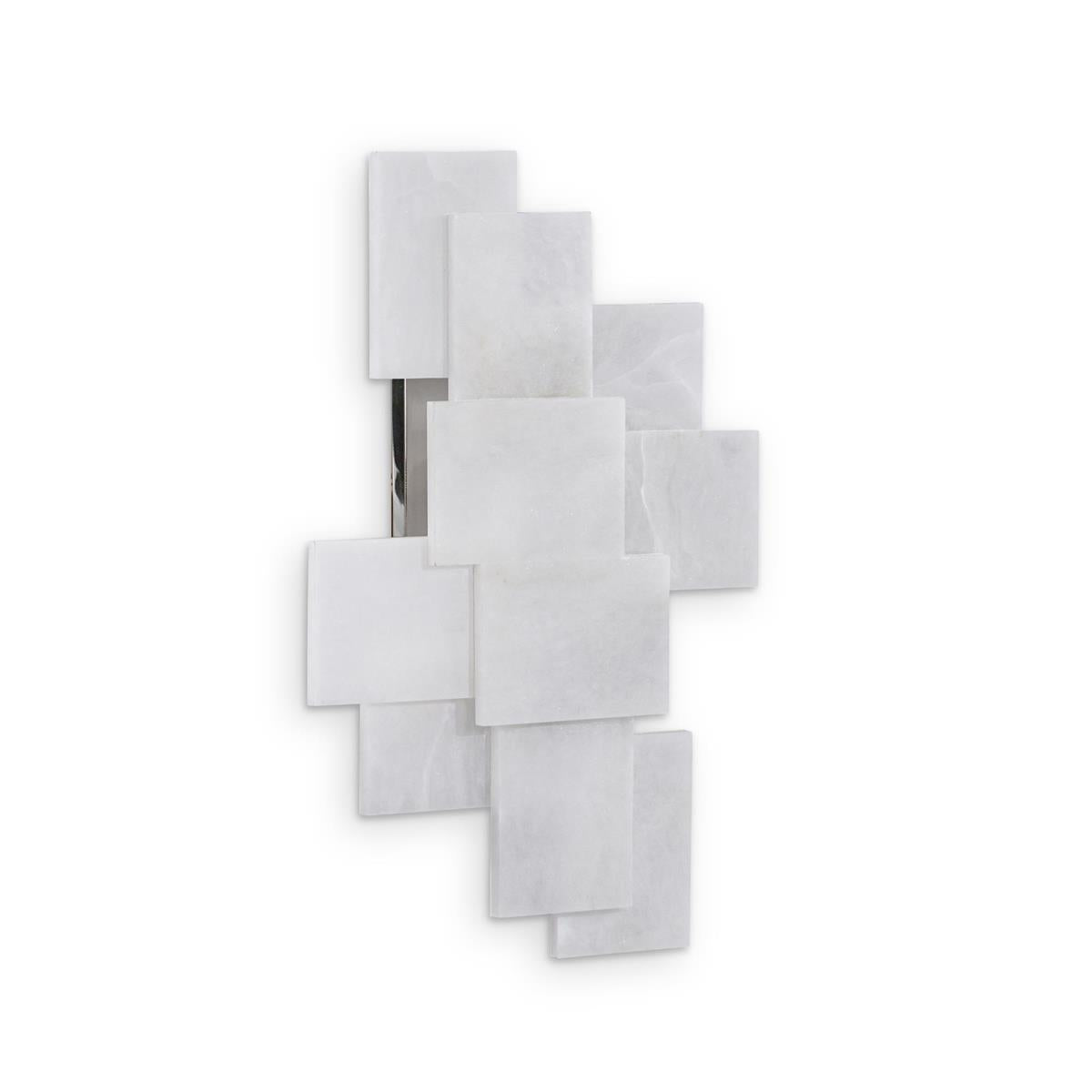 Stone, Alabaster Wall Sconce With A Nod To Mondrian – Ceiling Lighting by John Richard | Sutter & Vale