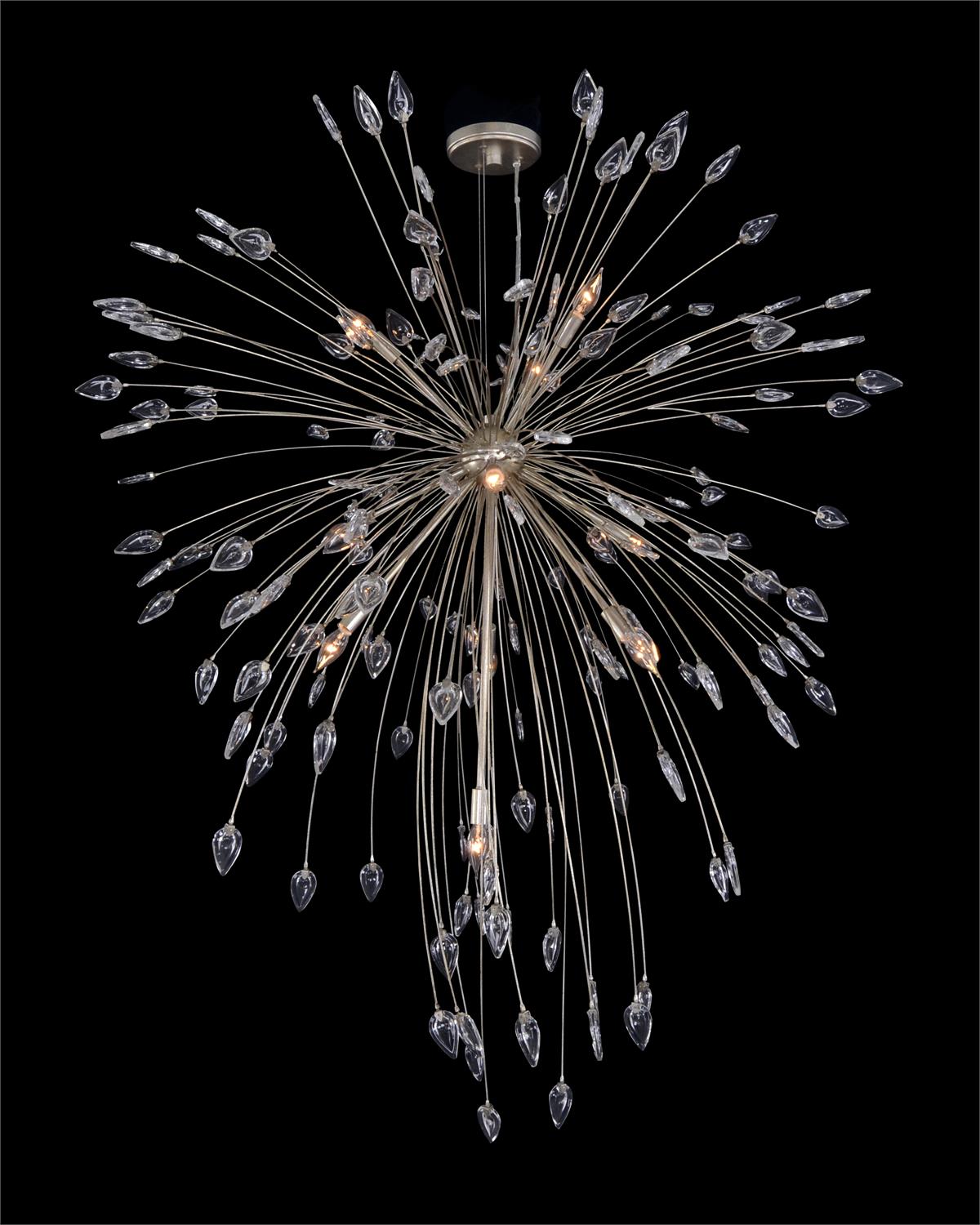 Reveille:  Crystal Constellation Ten-Light Pendant