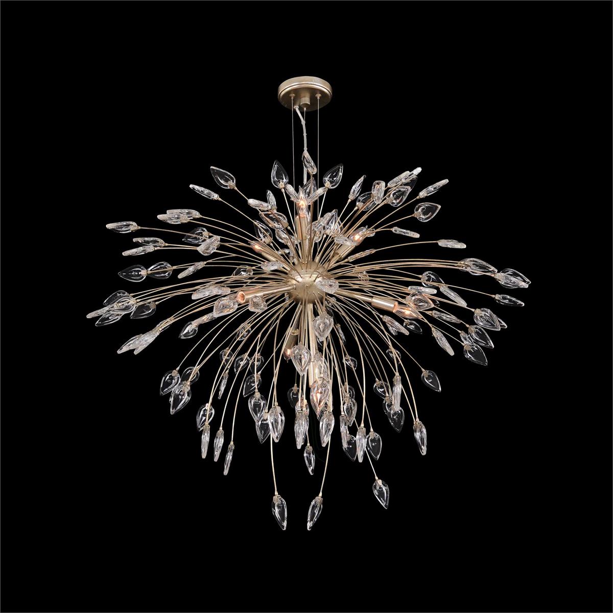 Reveille: Crystal Constellation Seven-Light Pendant Chandelier – Ceiling Lighting by John Richard | Sutter & Vale