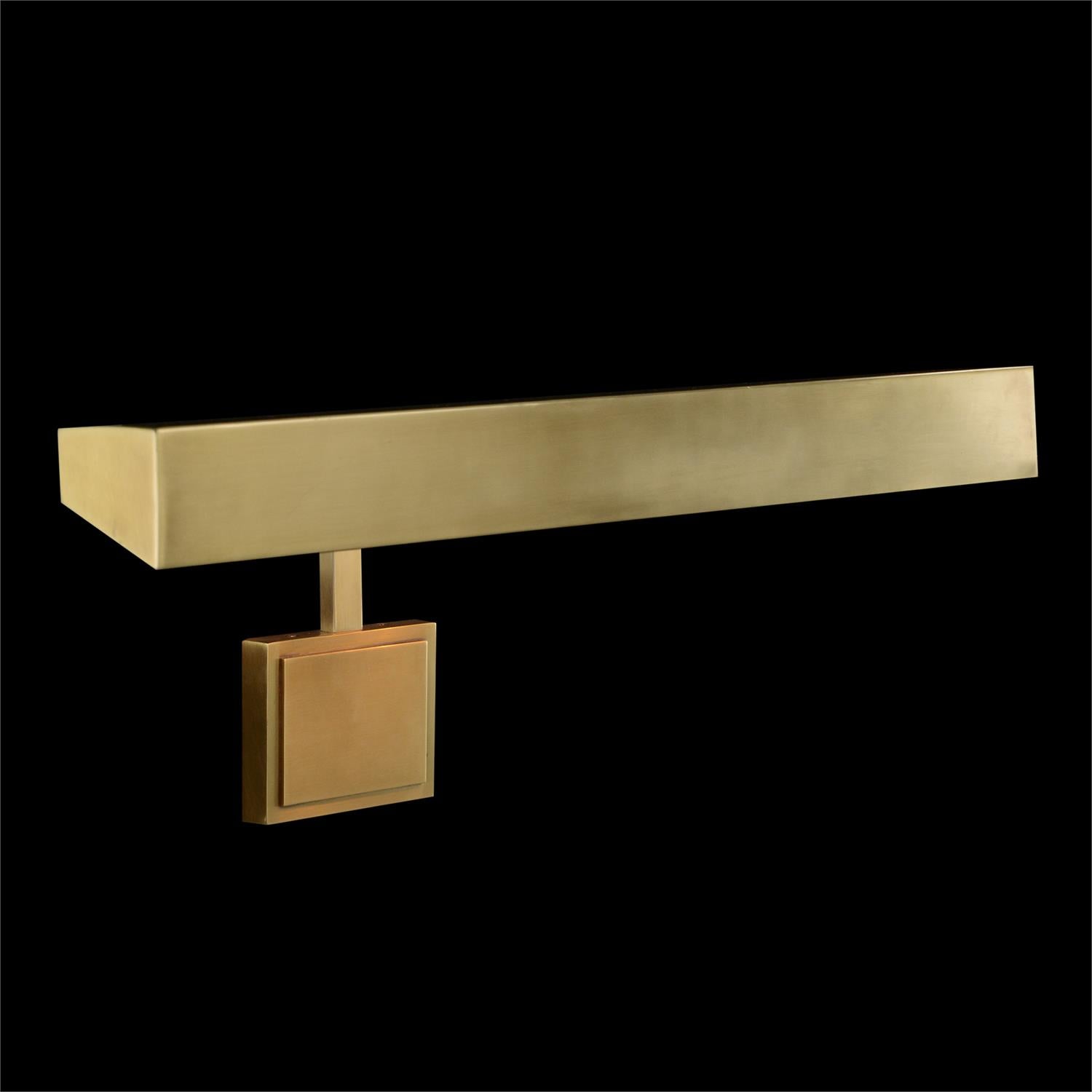 Antique Brass Wall-Mounted Picture Light