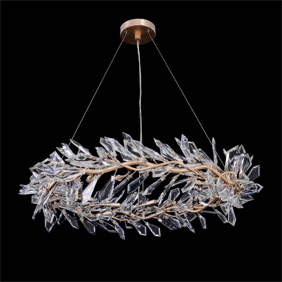 Kotta Twelve-Light Cut-Crystal Chandelier – Ceiling Lighting by John Richard | Sutter & Vale