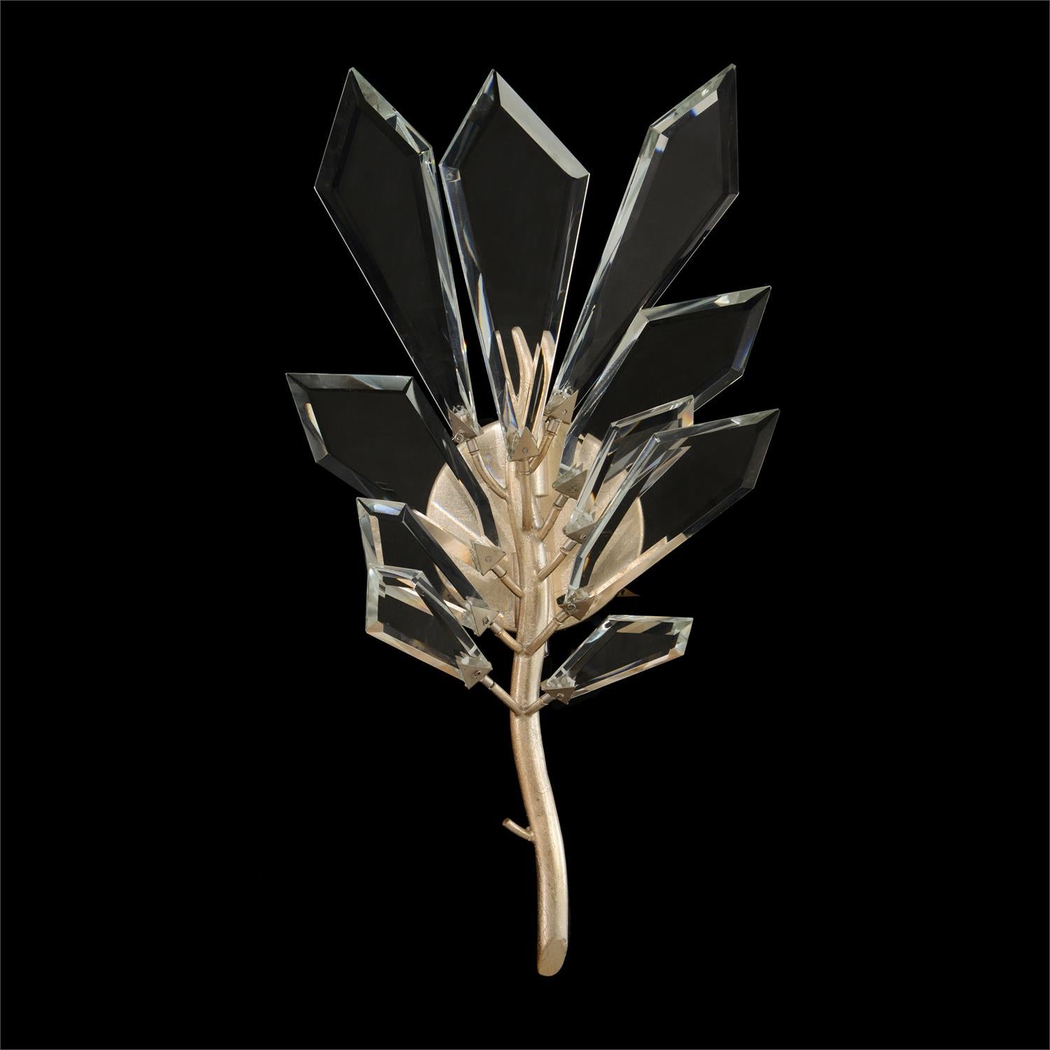 Kotta Single-Light Cut-Crystal Wall Sconce