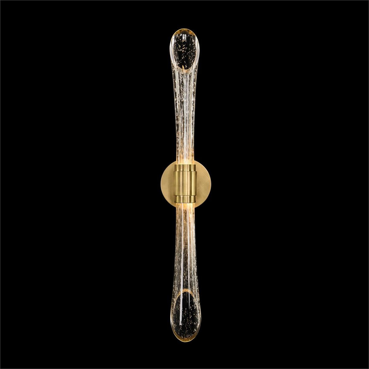Rhapsody Fluted and Seeded Glass Wall Sconce – Ceiling Lighting by John Richard | Sutter & Vale
