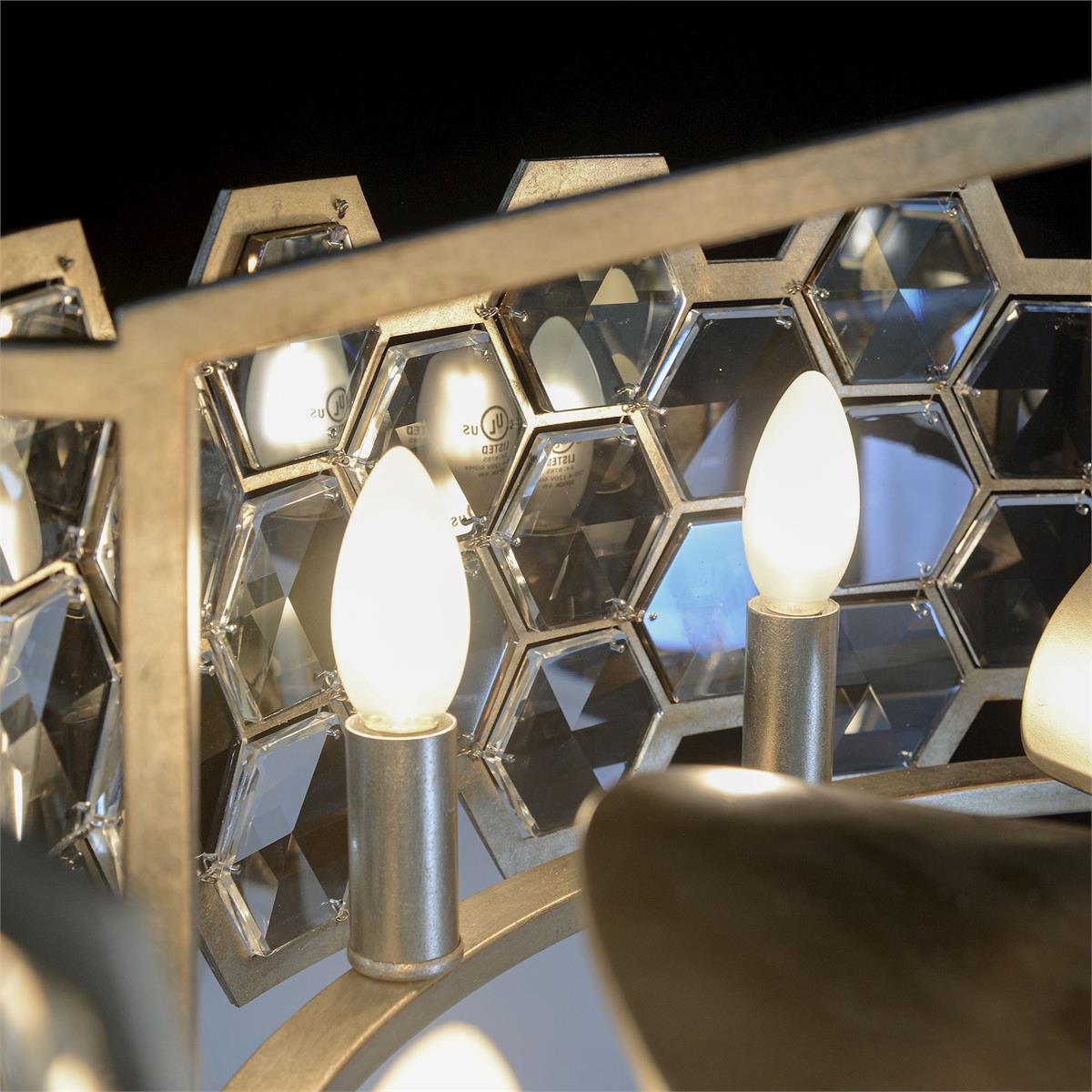 Array Chandelier with Fan, Large – Ceiling Lighting by John Richard | Sutter & Vale