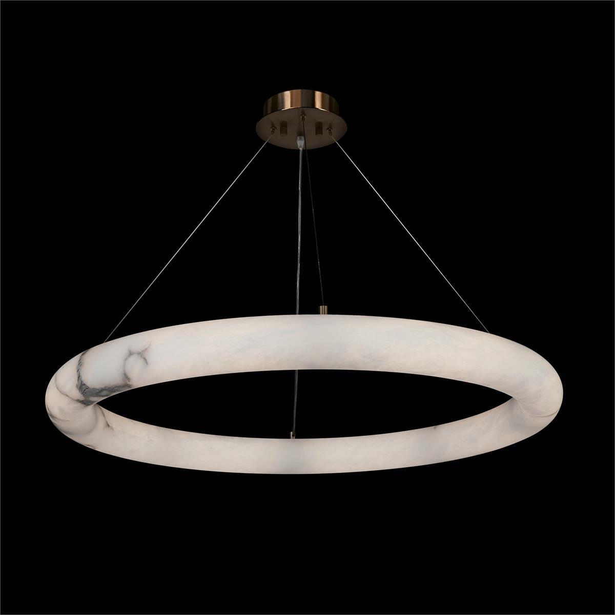 Alabaster Halo Pendant, Large by John Richard | Sutter & Vale