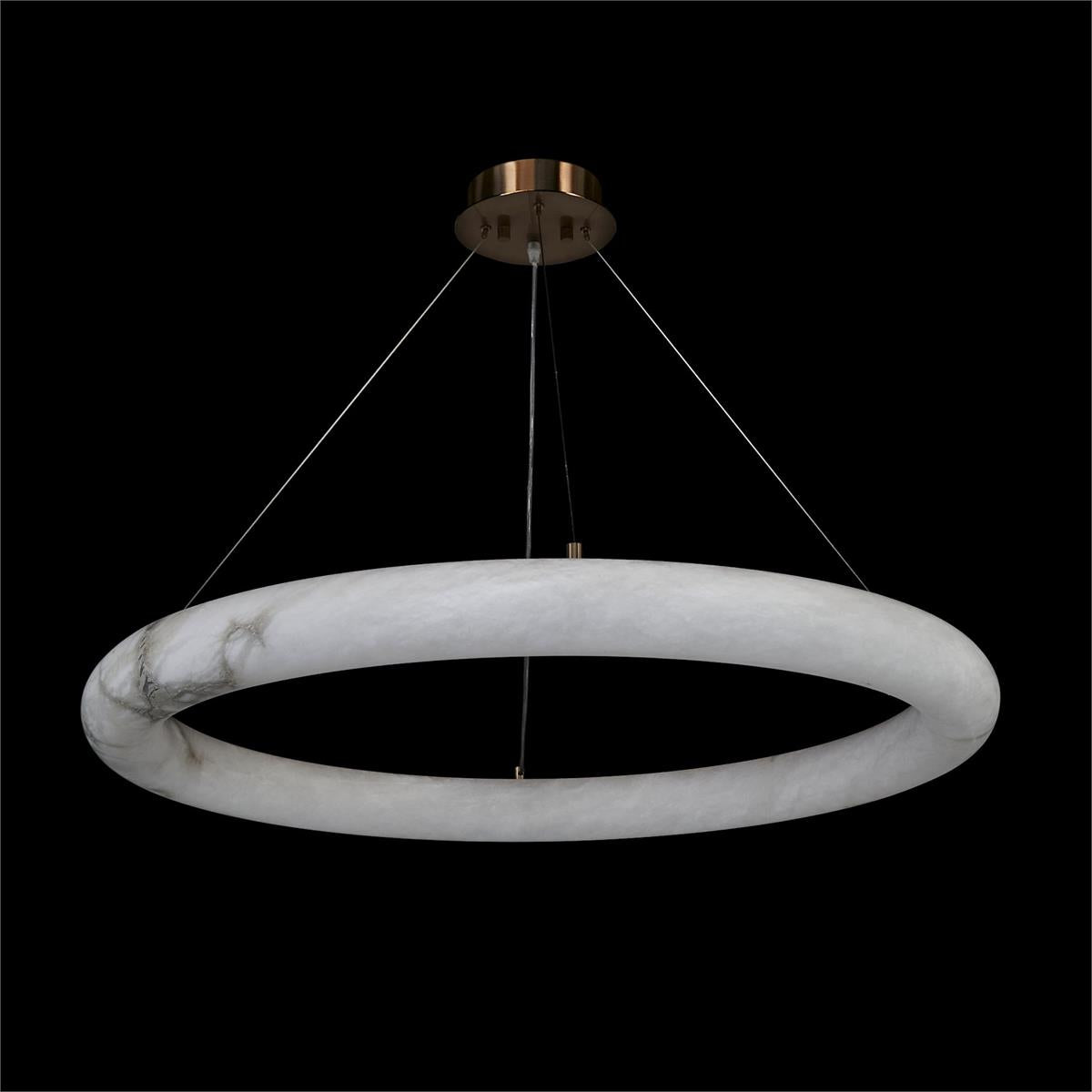 Alabaster Halo Pendant, Large by John Richard | Sutter & Vale