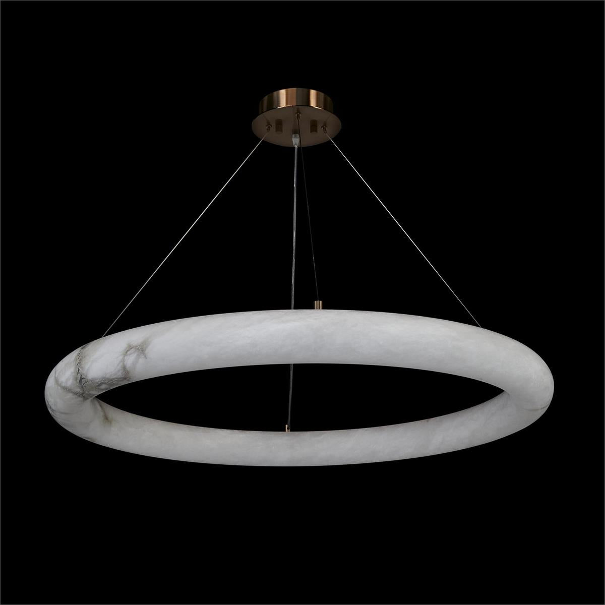 Alabaster Halo Pendant, Large by John Richard | Sutter & Vale