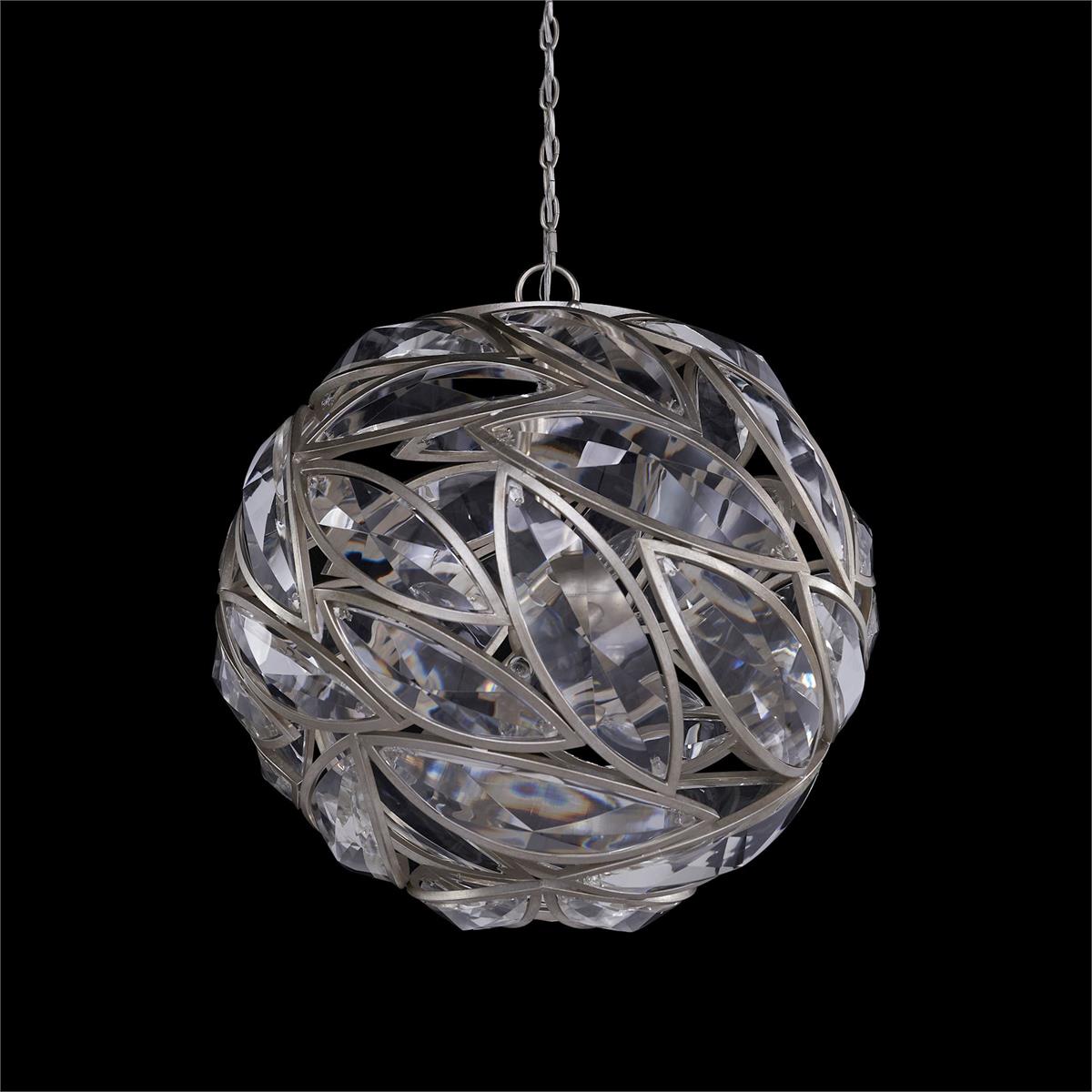 Petaline Sphere Six-Light Chandelier – Ceiling Lighting by John Richard | Sutter & Vale