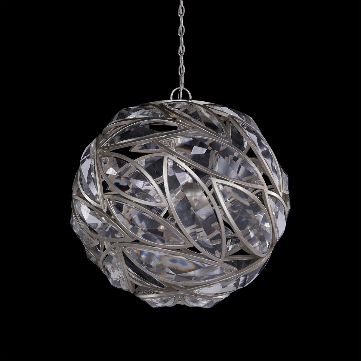 Petaline Sphere Six-Light Chandelier – Ceiling Lighting by John Richard | Sutter & Vale