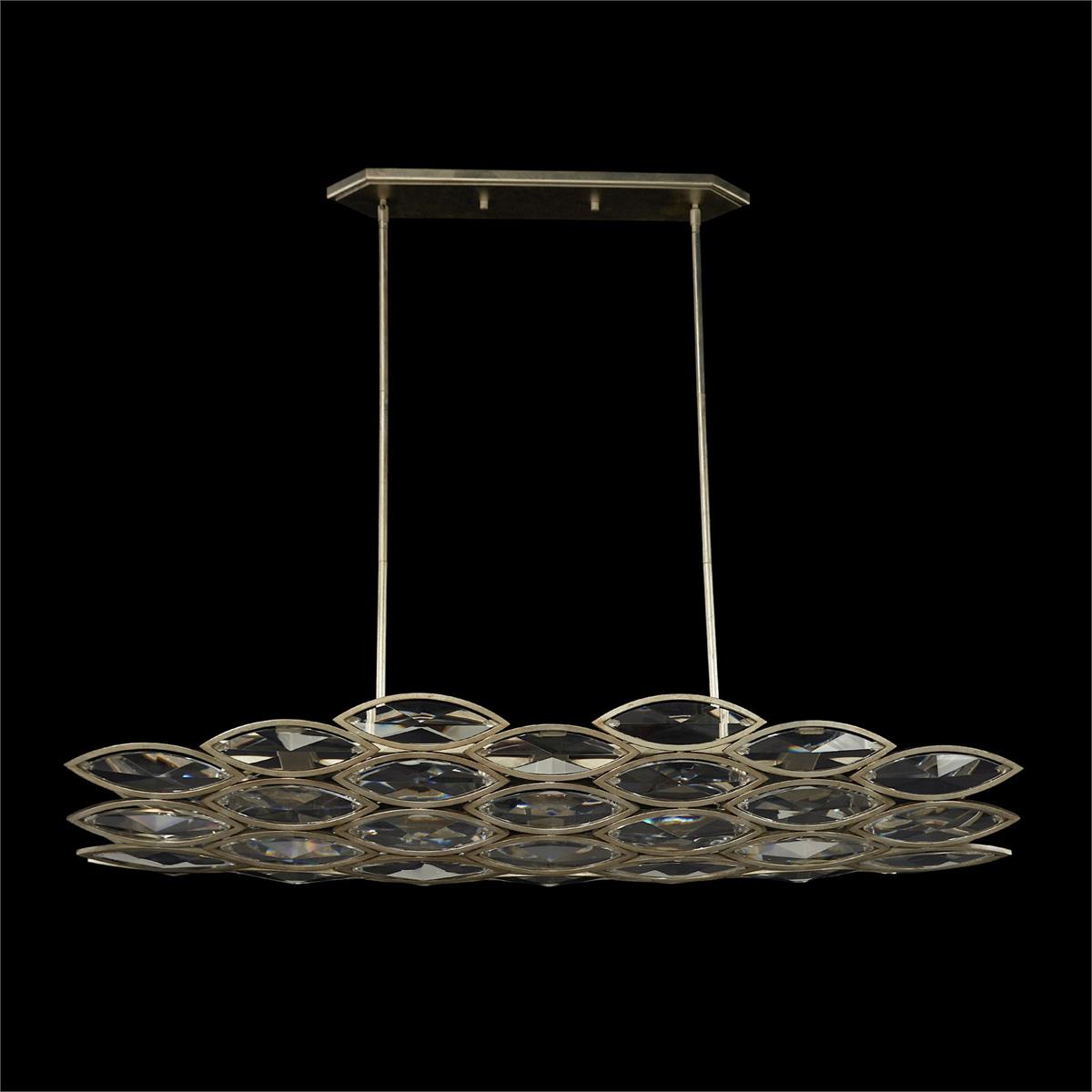 Petaline Six-Light Horizontal Chandelier – Ceiling Lighting by John Richard | Sutter & Vale