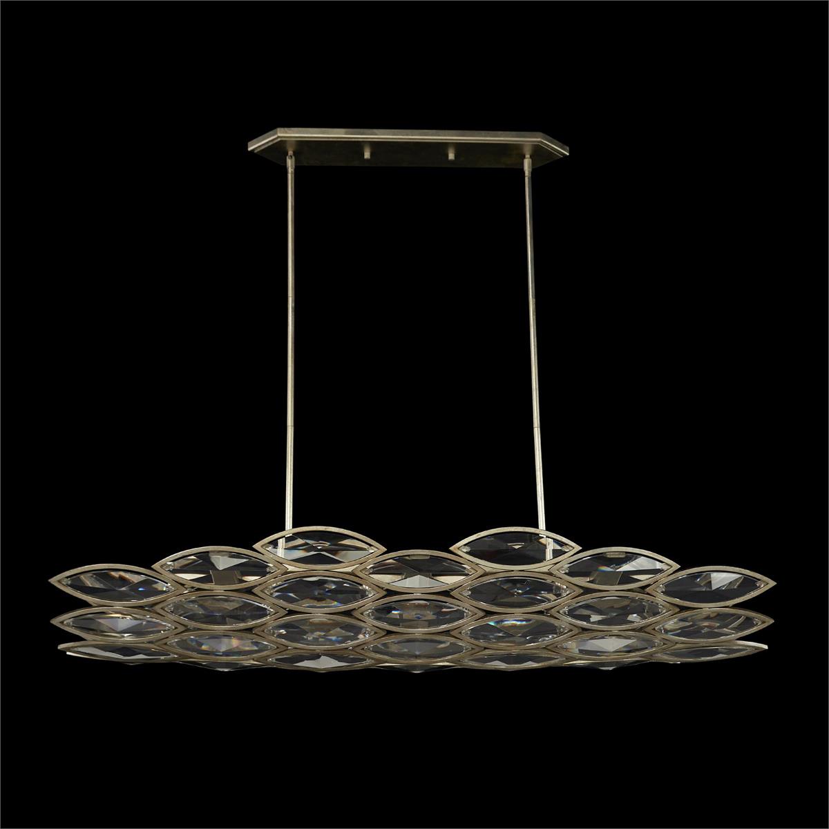 Petaline Six-Light Horizontal Chandelier – Ceiling Lighting by John Richard | Sutter & Vale